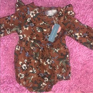 Floral Baby Bodysuit